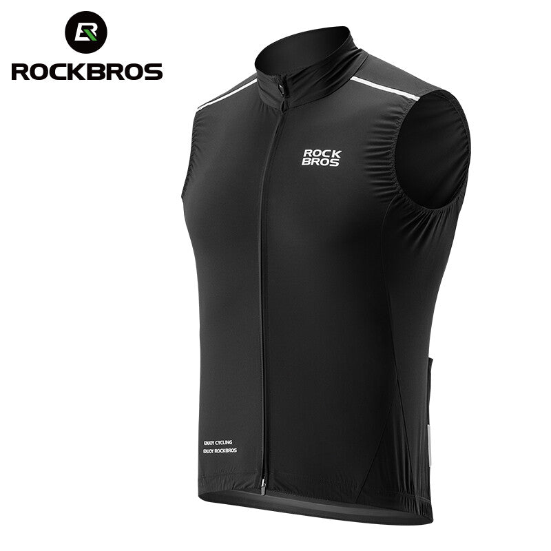 Lightweight Windproof Cycling Vest Unisex Breathable Reflective Outdoor Gear