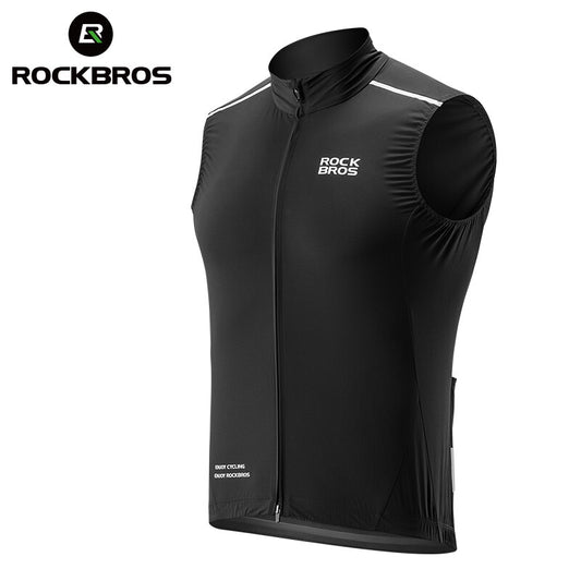 Lightweight Windproof Cycling Vest Unisex Breathable Reflective Outdoor Gear