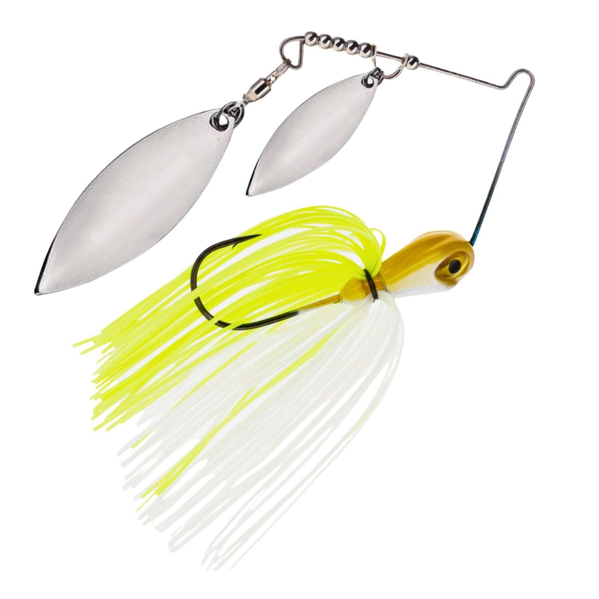 Spinnerbait Fishing Lure 3-Pack Double Willow Blade Bass Tackle Set