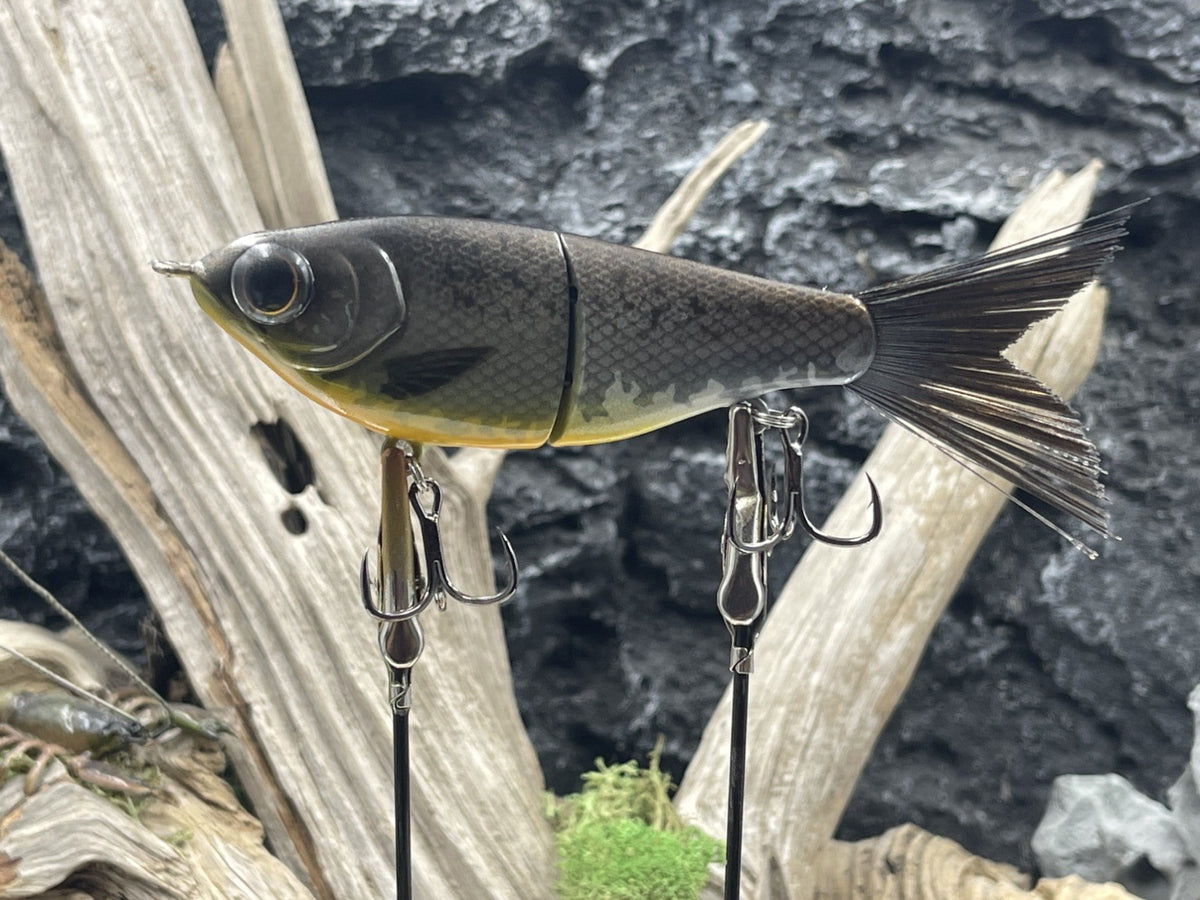 Custom 4.72 Inch Largemouth Bass Glidebait - Soggy Bottom Boy Style