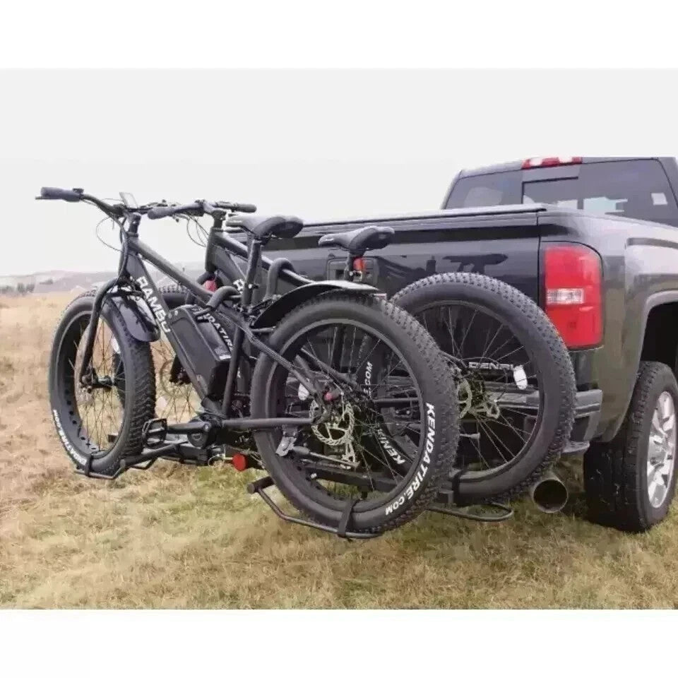 Heavy Duty Folding Bike Rack Carrier with Lock for Vehicles and Trucks