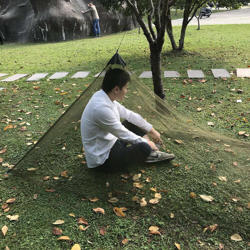 Portable Outdoor Camping Mosquito Net Tent - Foldable Breathable Mesh
