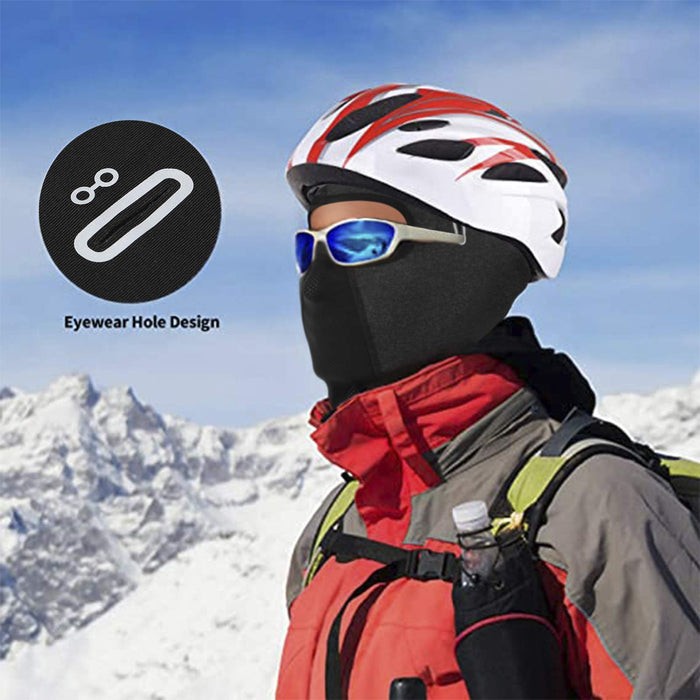 Winter Balaclava Face Mask for Cycling & Skiing - Windproof Thermal Fleece Hat