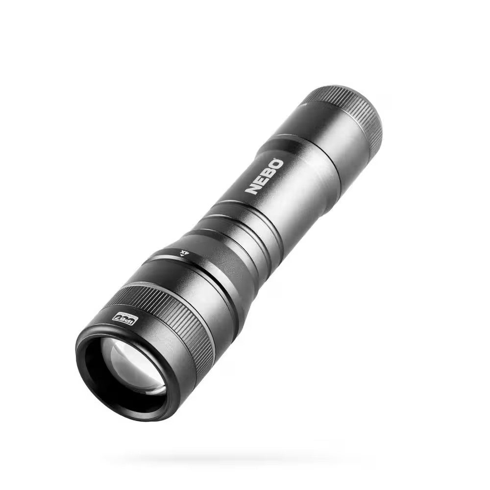 LED Tactical Flashlight 500 Lumens Handheld Aluminum Flashlight with 3 Batteries