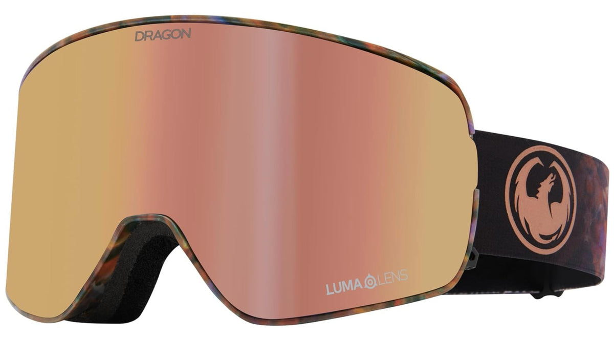 Snow Goggles for Winter Sports Amethyst Rose Gold & Violet Lenses