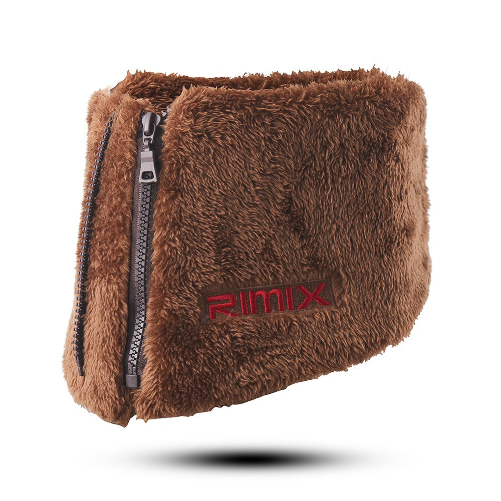 Winter Neck Warmer Gaiter with Zipper for Outdoor Ski Cycling Fleece Collar