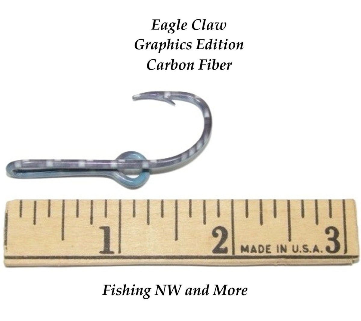 Fish Hook Hat Clip - Carbon Fiber Fishing Accessory, Pin or Tie Clip