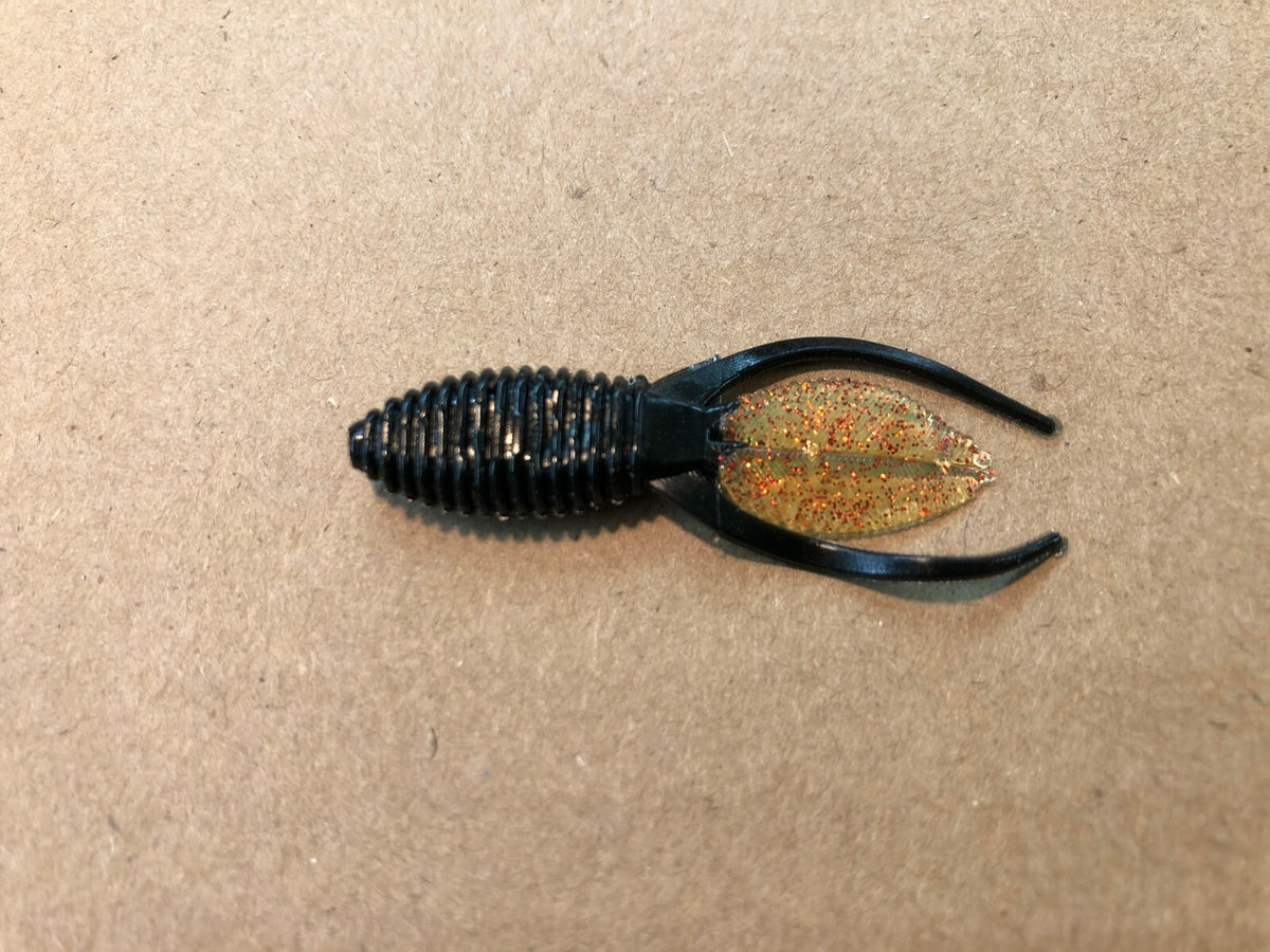 2-Inch Crappie Beaver Tail Soft Plastic Lures 100-Pack for Panfish Fishing