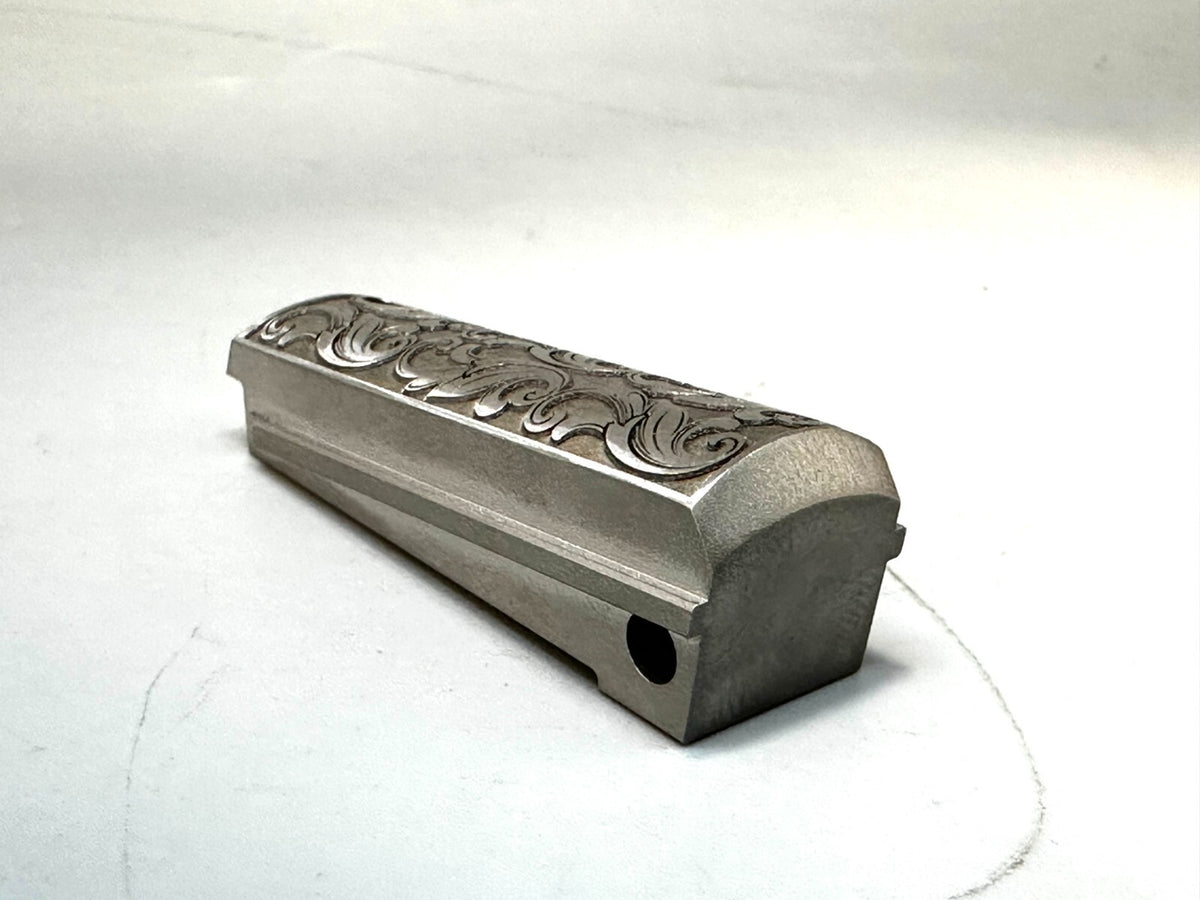 1911 Full Size Mainspring Housing Engraved Stainless Steel for 1911 Pistols
