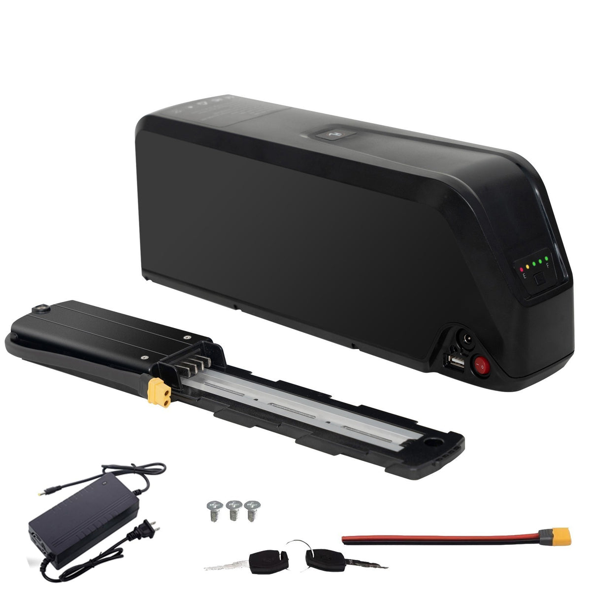 Electric Bicycle Battery 36V 48V 52V 10Ah-20Ah for 0-2000W E-Bikes