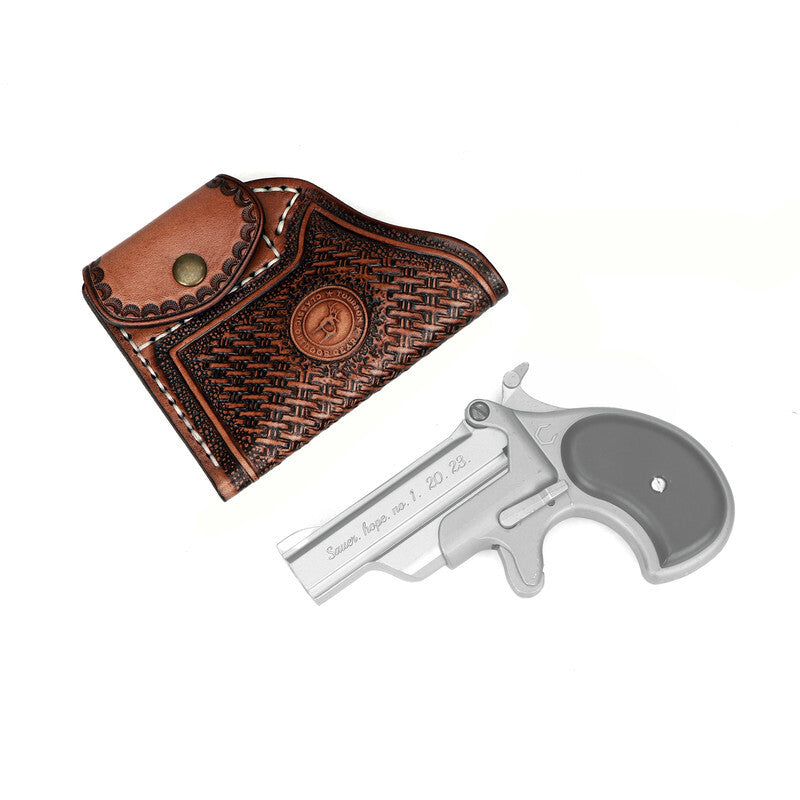 Leather Gun Holster for Revolvers and Handguns - Tactical Concealed Carry