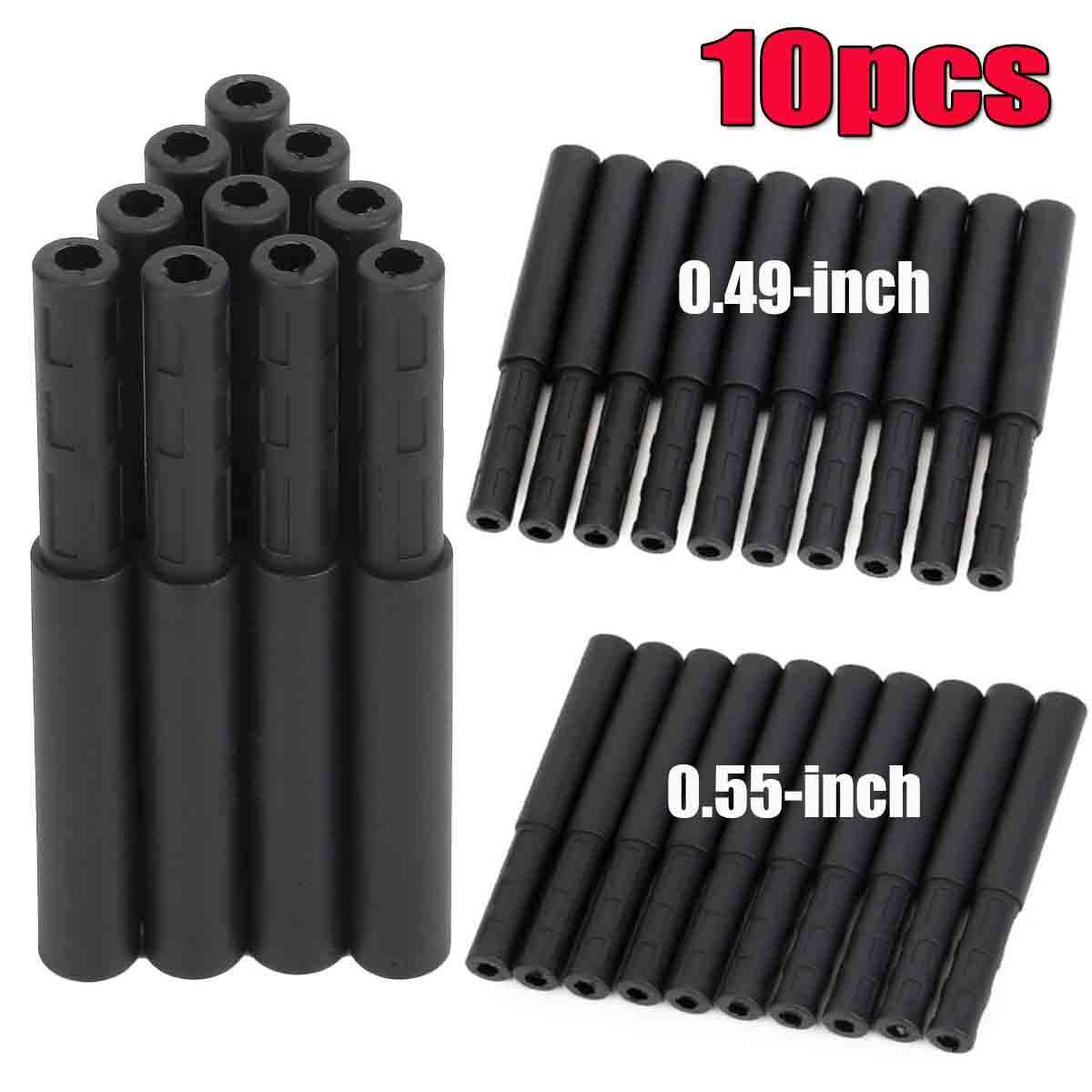Golf Club Graphite Shaft Extensions Set - 10pcs Adjustable Rods for Irons & Putter