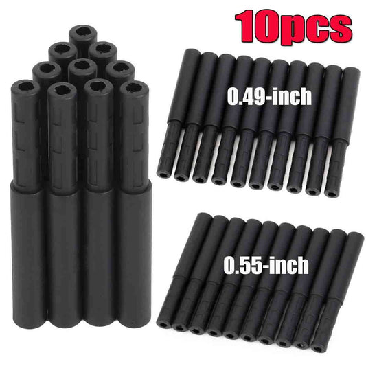 Golf Club Graphite Shaft Extensions Set - 10pcs Adjustable Rods for Irons & Putter