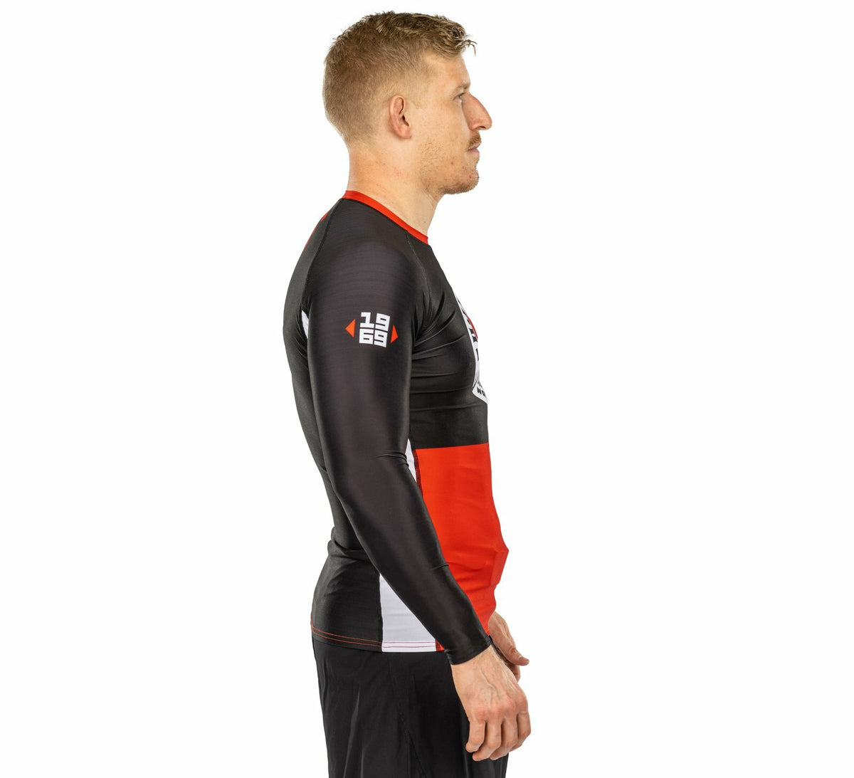 Heritage MMA Long Sleeve Rashguard Black for BJJ & Grappling