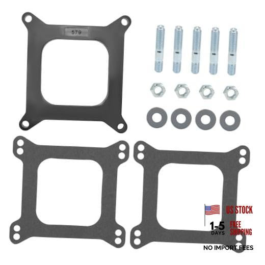 1/2-Inch Phenolic Carburetor Spacer for Holley Edelbrock SBC BBC 4BBL