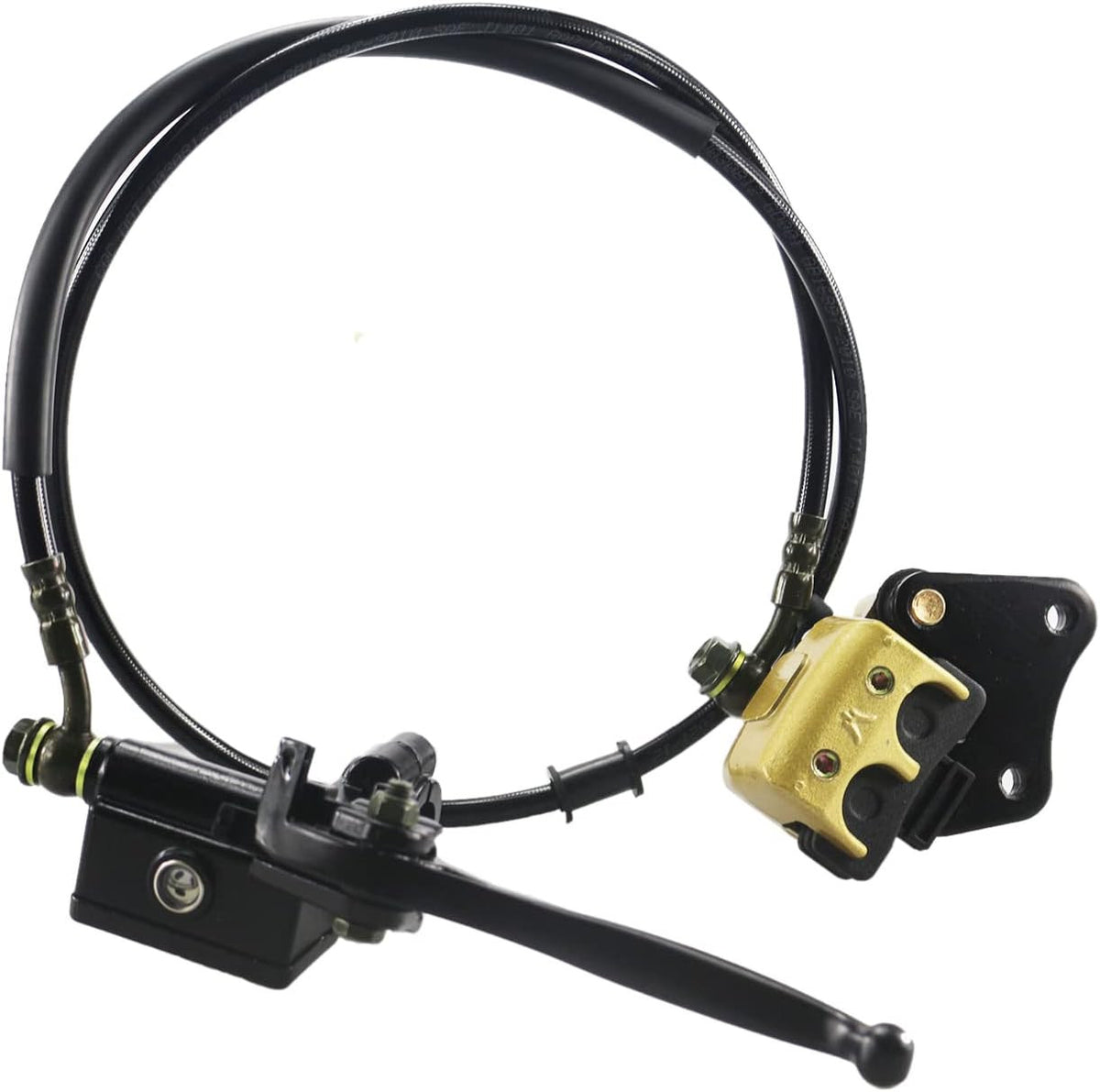 190mm Hydraulic Disc Brake Rotor with Caliper & Master Cylinder for ATV Dirt Bike