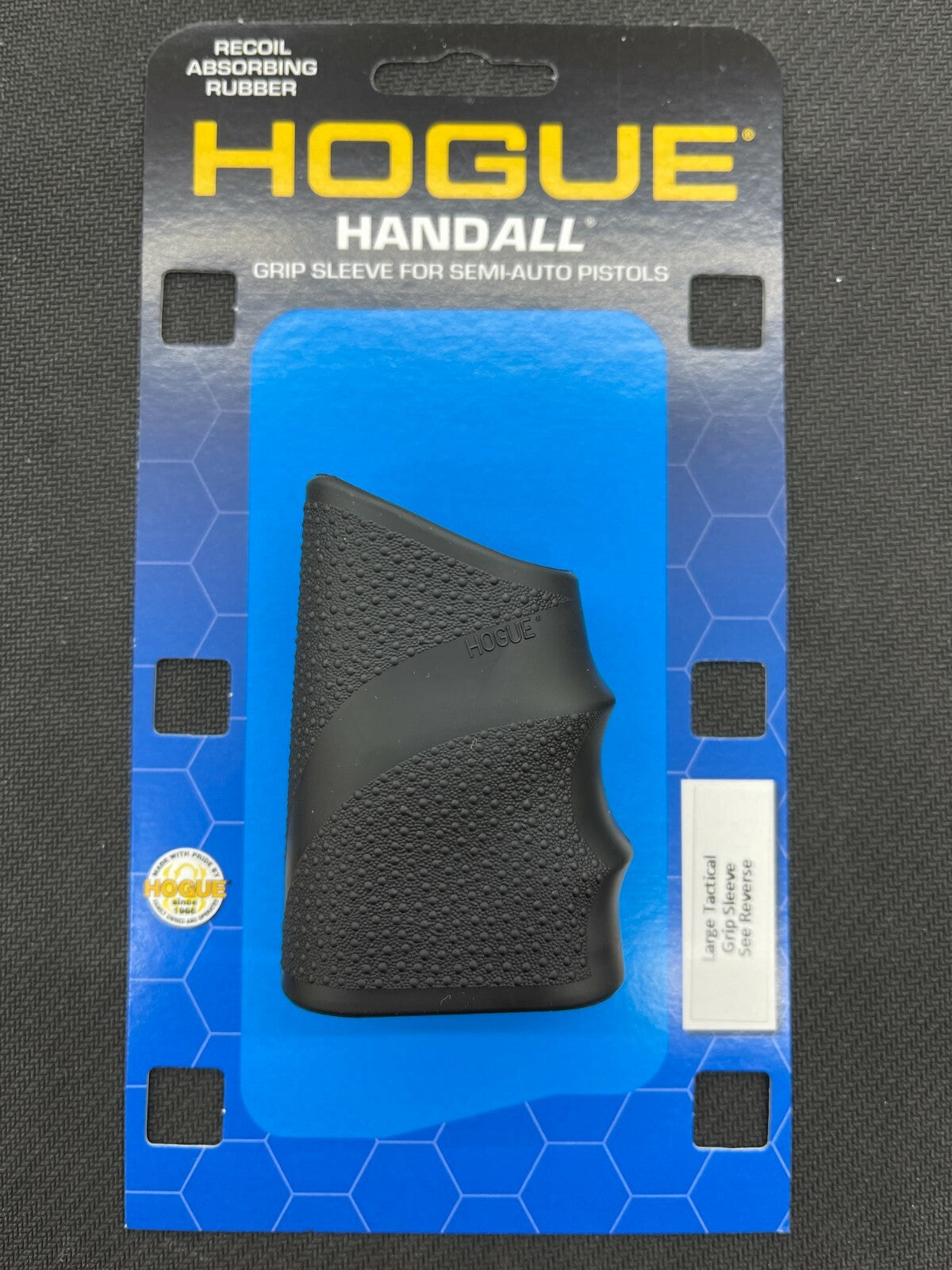 Large Tactical Rubber Grip Sleeve for Pistol - Durable Handall