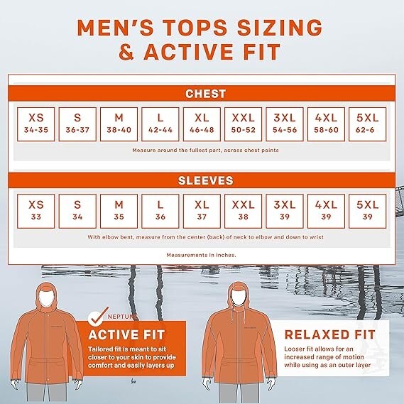 Men's Waterproof Rain Jacket Anorak for Fishing & Outdoor Adventures