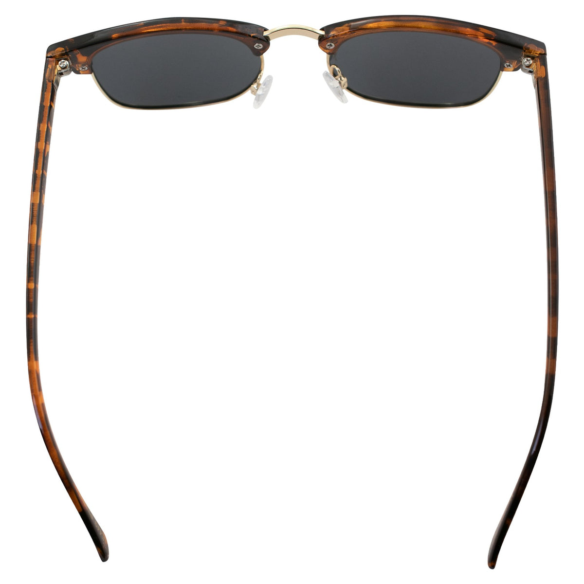 Polarized Tortoise Frame Sunglasses with Smoke Lenses - Unisex UV Protection