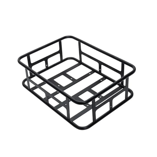 Rear Bike Basket for Electric Bikes - Heavy Duty Steel Frame Storage