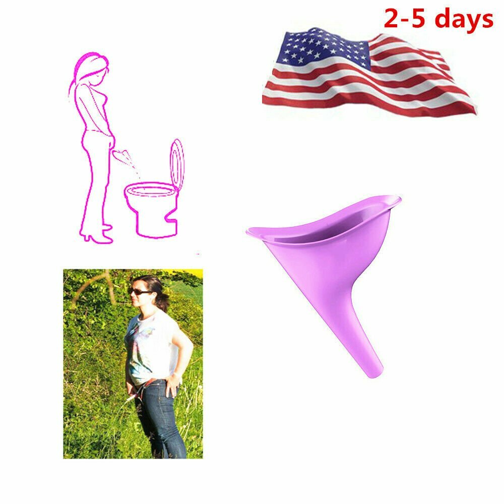 6PCS Portable Female Urinal Funnel for Camping Travel Women Pee Device