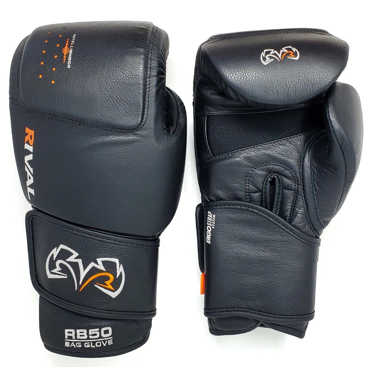 Rival Boxing RB50 Intelli-Shock Small Bag Gloves - Black
