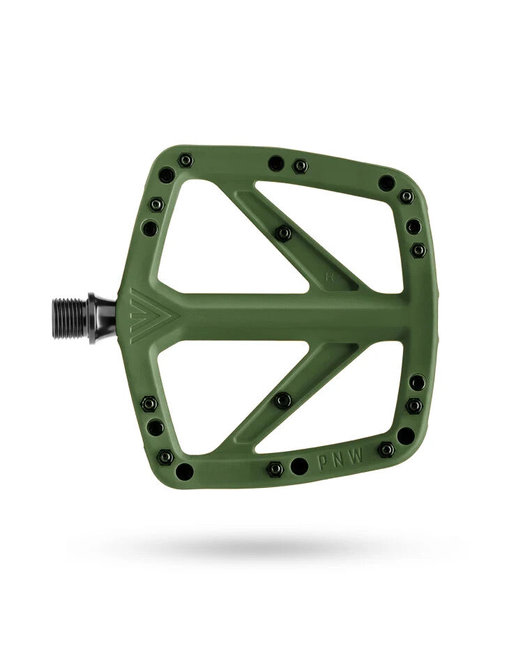 Cycling Flat Pedals - Durable Composite Material, Multiple Colors