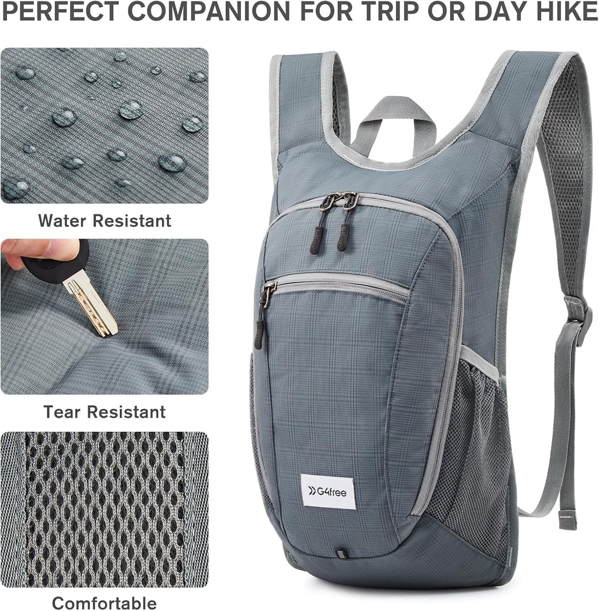 Lightweight Packable Hiking Backpack 10L/15L Travel Daypack