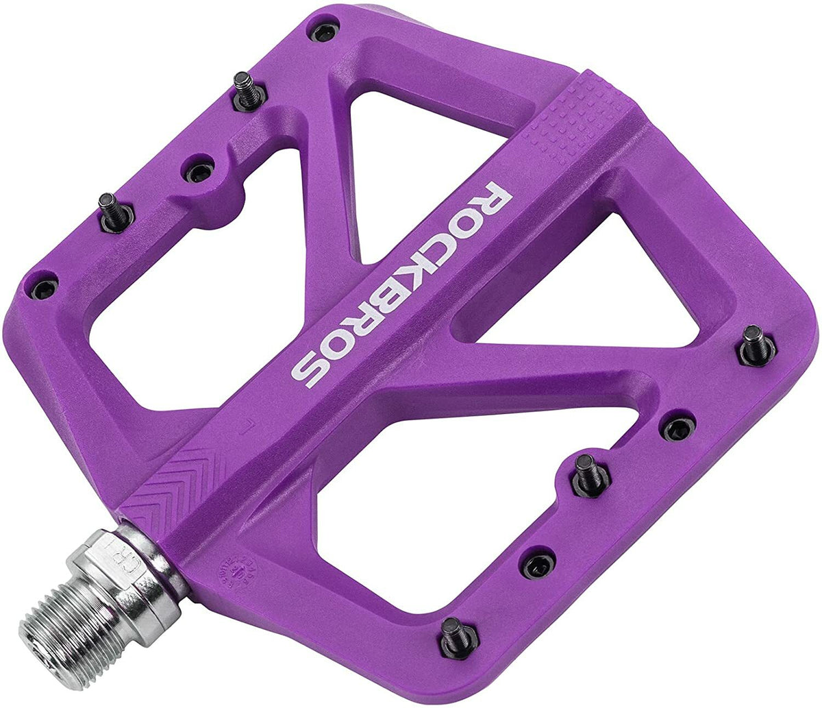 Lightweight Nylon Bike Pedals with 9/16" DU Bearings for Mountain & Road Bikes