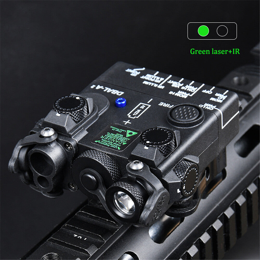 Infrared Aiming Laser with White Strobe Light for Hunting and Shooting
