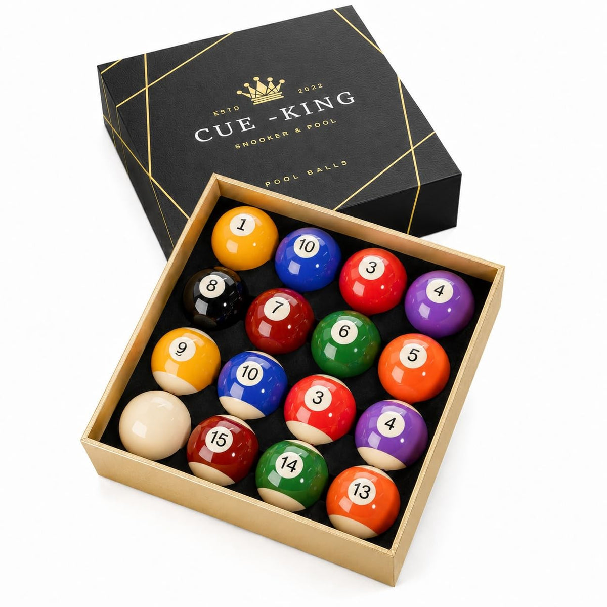Pool Balls 21/4" Regulation Size Billiard Ball Set