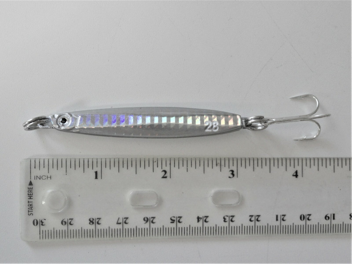 6 Pcs Fishing Jigs 28g/1oz Vertical Butterfly Lures for Saltwater & Freshwater