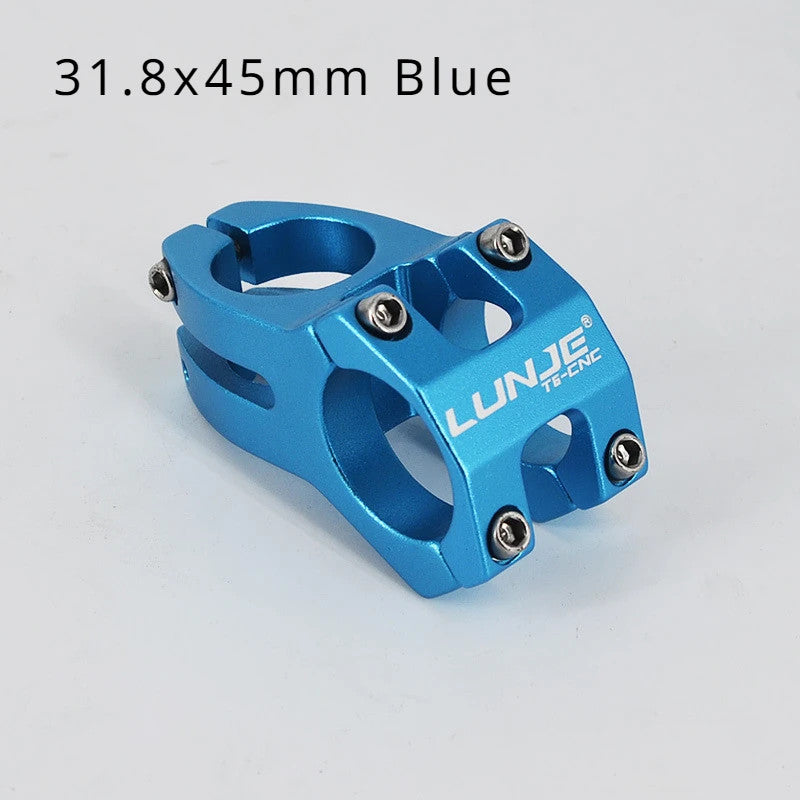 MTB Bike Short Stem 45mm Aluminum Alloy Bicycle Handlebar Stem for Mountain Cycling