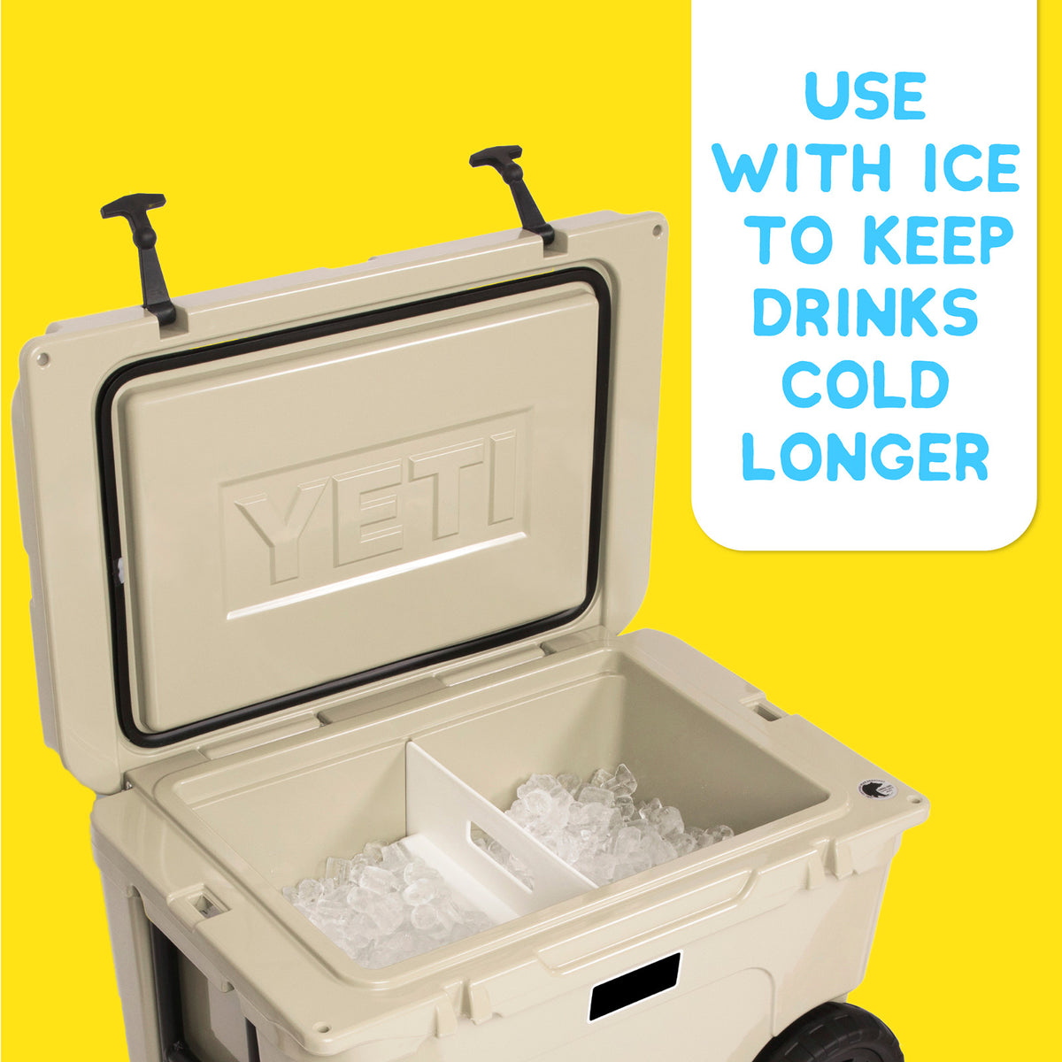 Ice Pack Divider for YETI Coolers - Fits Tundra 35, 45, 65 & Haul