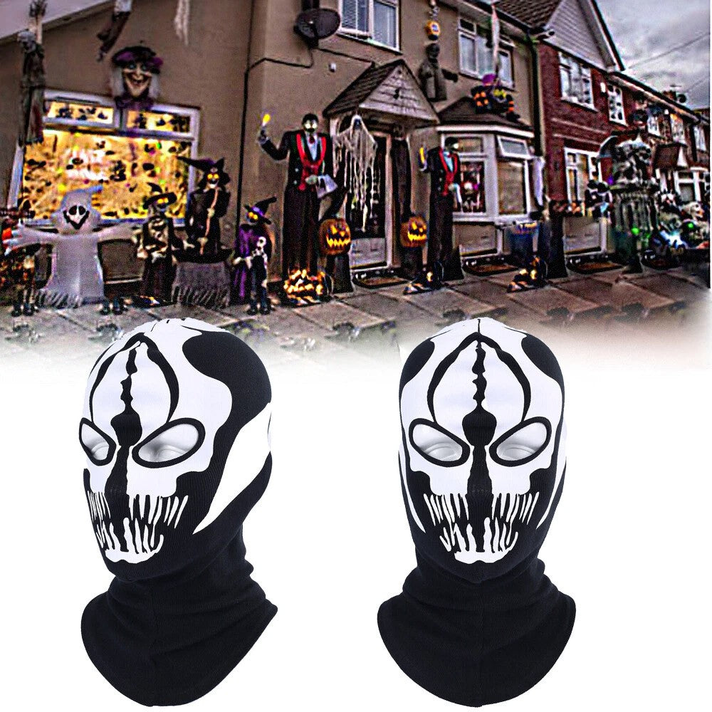 Unisex Motorcycle Balaclava Hood Full Face Cover Skull Mask for Outdoor Activities