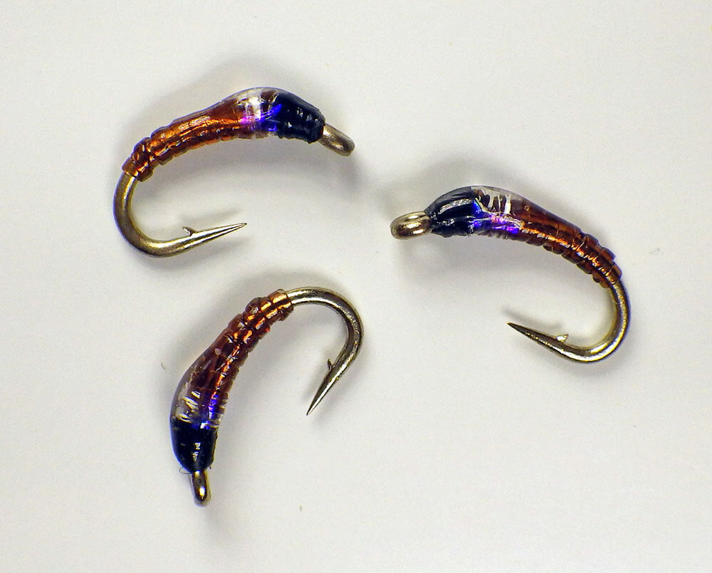 Premium Trout Fly Fishing Flies Set - UV Baetis Nymphs for Fly Fishing