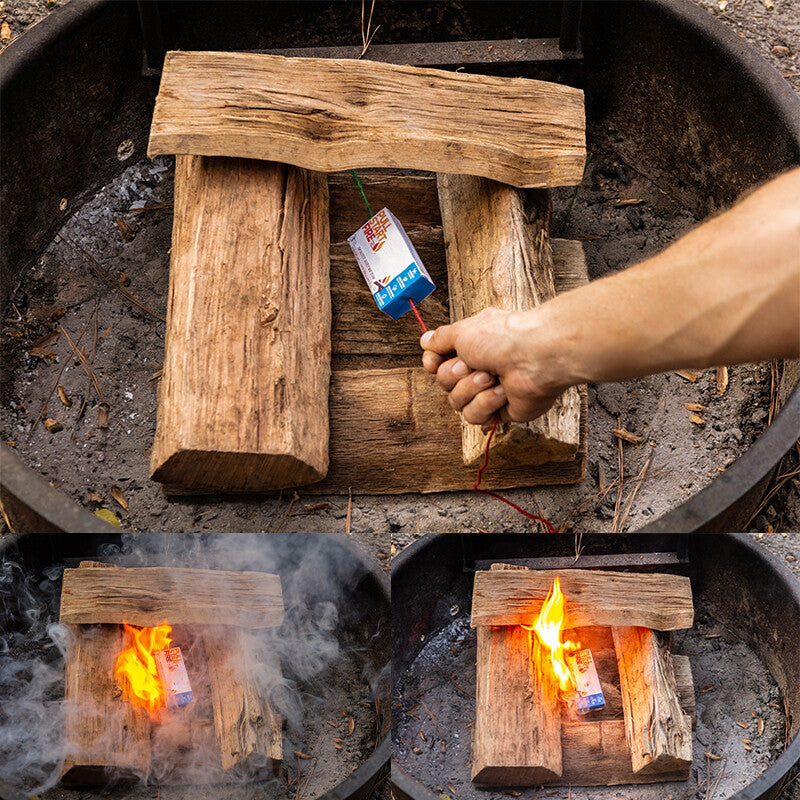 Outdoor Fire Starter Kit 3 Pack – Windproof, Rainproof Campfire Igniters
