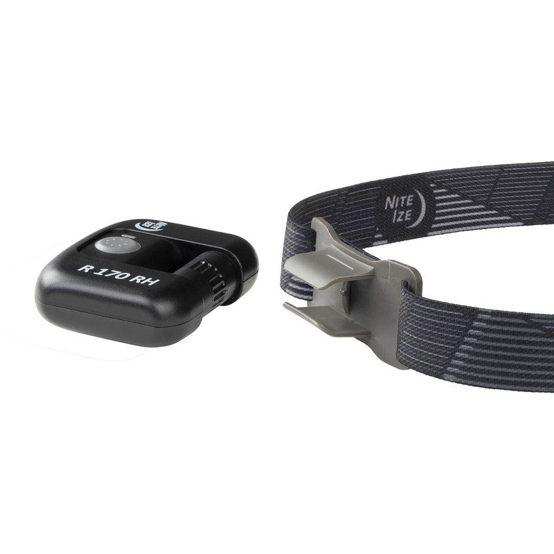 Rechargeable LED Headlamp with Red & White Lights - 170 Lumens, Waterproof