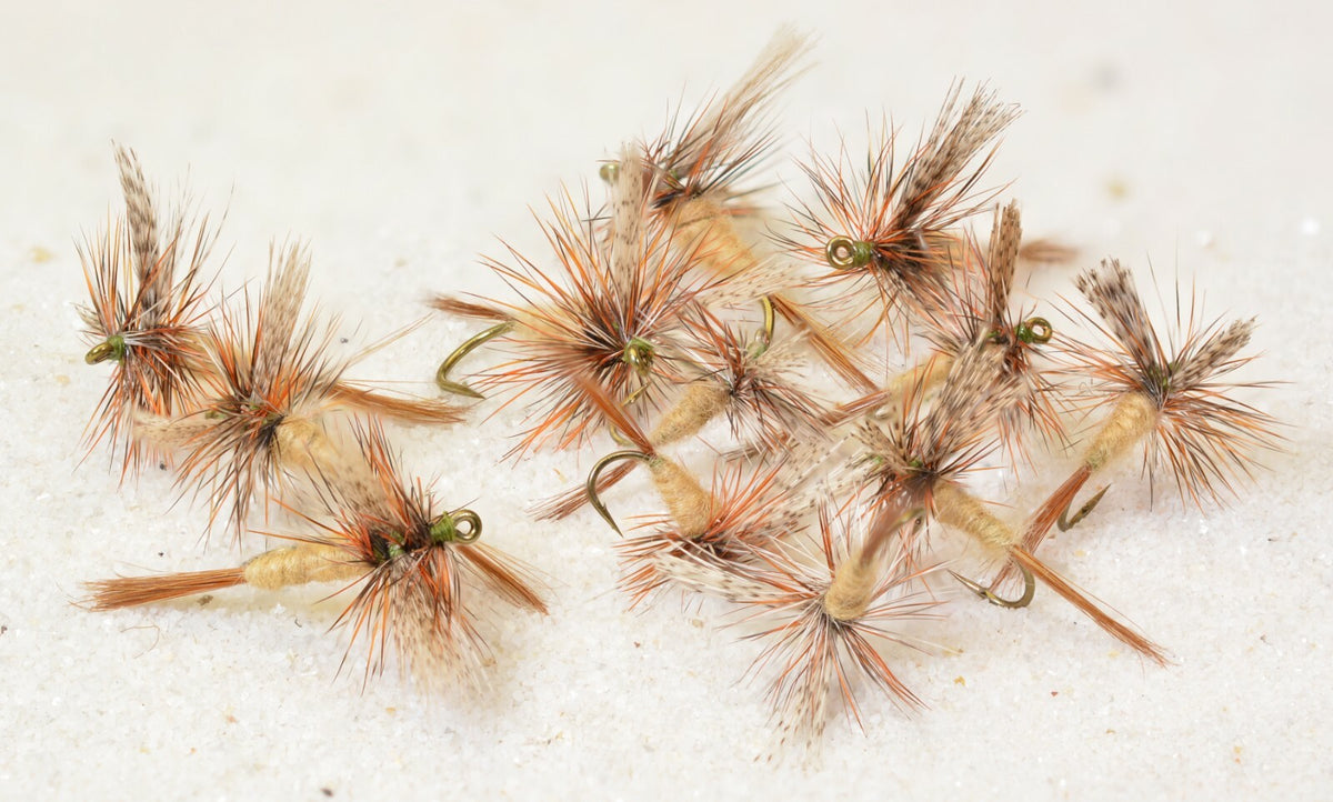 Mustad Signature Fly Fishing Hooks - March Brown Dry Flies, Assorted Sizes