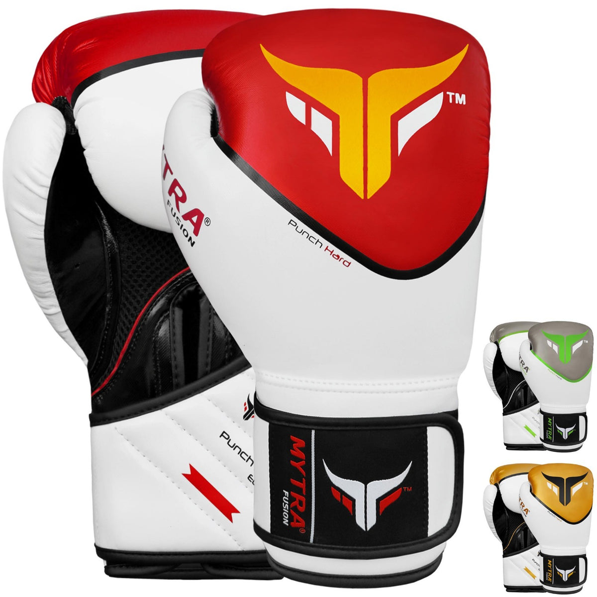 Mytra Rex Leather Boxing Gloves – Sparring & Training 10–16 oz
