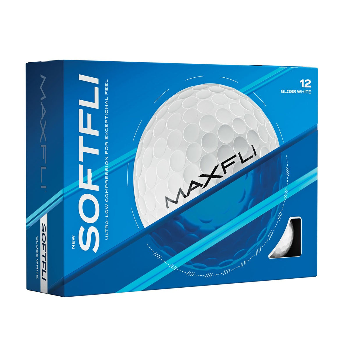 Maxfli SoftFli Golf Balls 48 Pack - Ultra-Soft, Long Distance, White