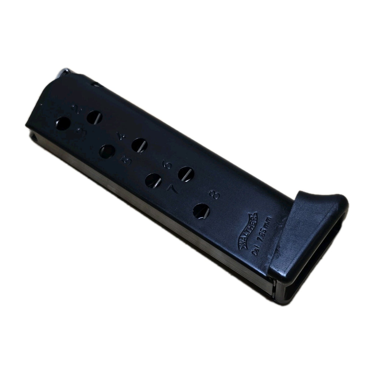 Walther PP PPK/S Pistol Magazine 8-Round 32 ACP with Finger Rest Black