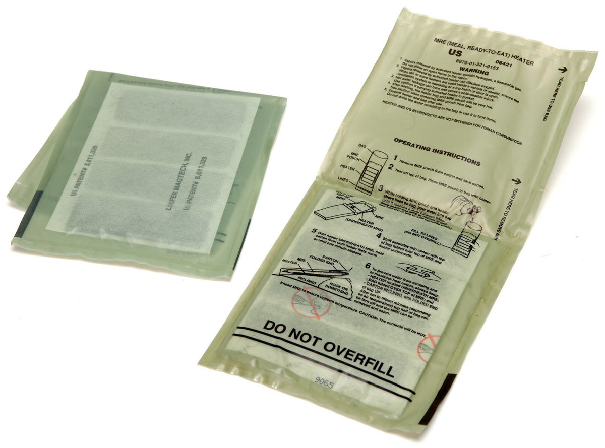 Military MRE Ready to Eat Meal Pack with Multiple Menu Options