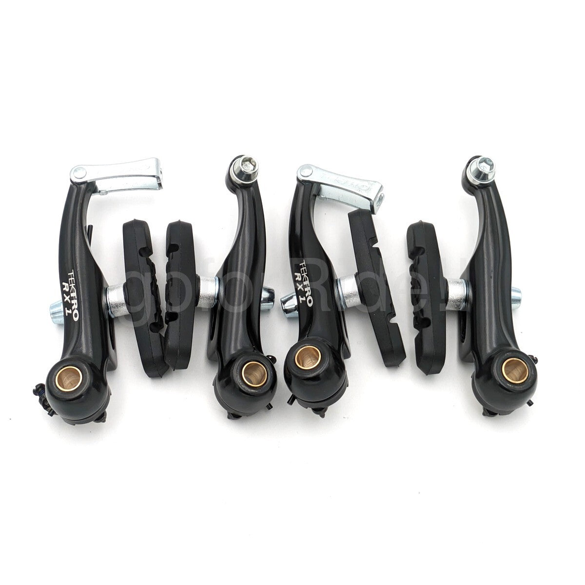 Tektro RX1 Mini-V Brake Set - Cyclocross & Road Bike Linear Pull Black