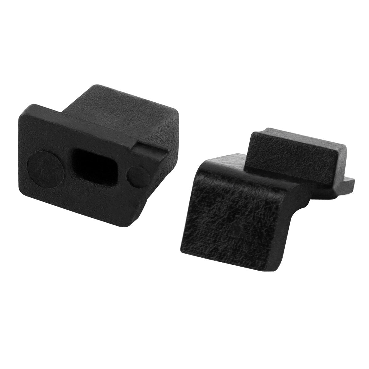Black Manual Thumb Safety Frame Plugs for S&W M&P 1.0 & M2.0 - Left Right Fit