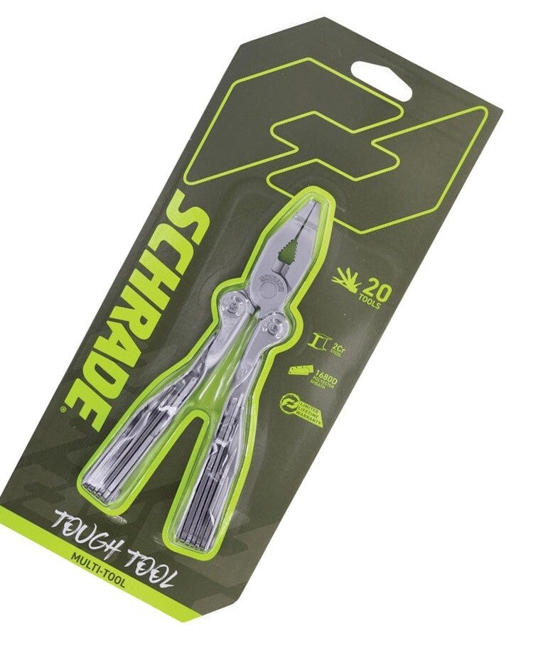 Multi-Tool with 21 Functions Stainless Steel Handles - Compact & Durable