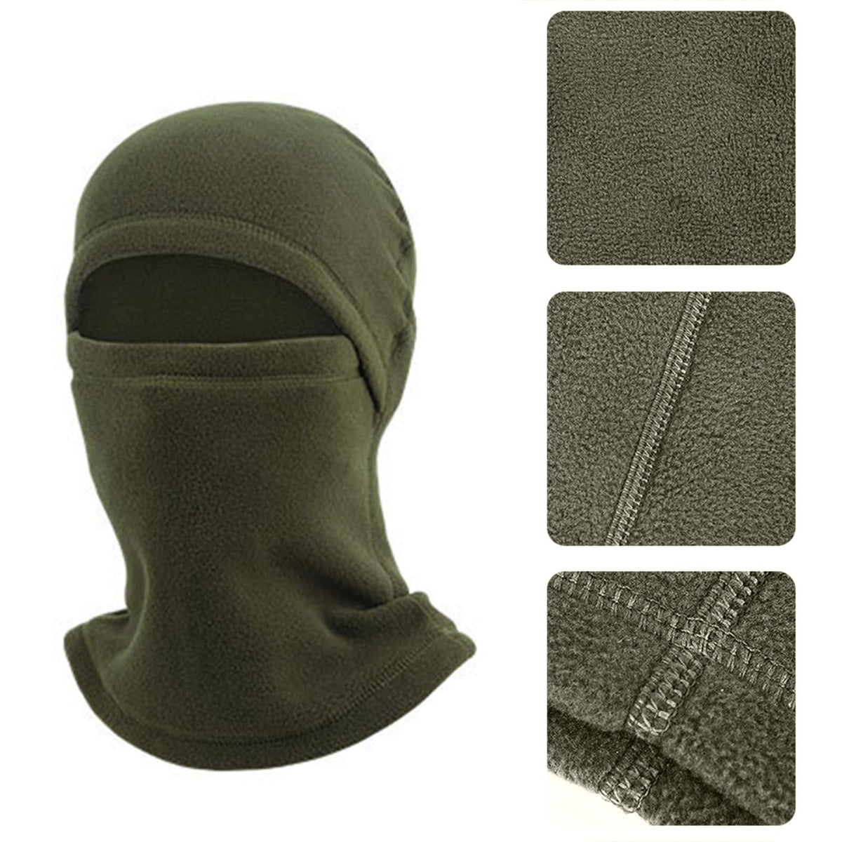 Winter Balaclava Ski Mask Full Face Windproof Fleece Neck Warmer - Unisex