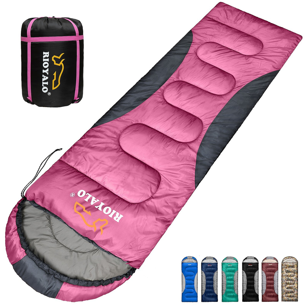 Zero Degree Winter Sleeping Bag for Camping & Hiking - Waterproof, Big & Tall