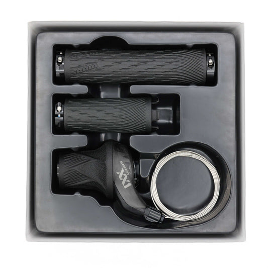 12-Speed MTB Twist Shifter with Lock-On Grip for Bicycle Drivetrain