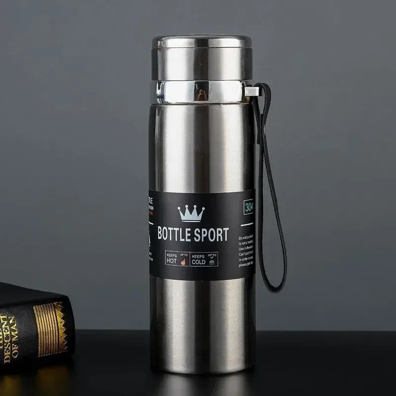 40 oz Insulated Stainless Steel Water Bottle - Wide Mouth Thermos Flask